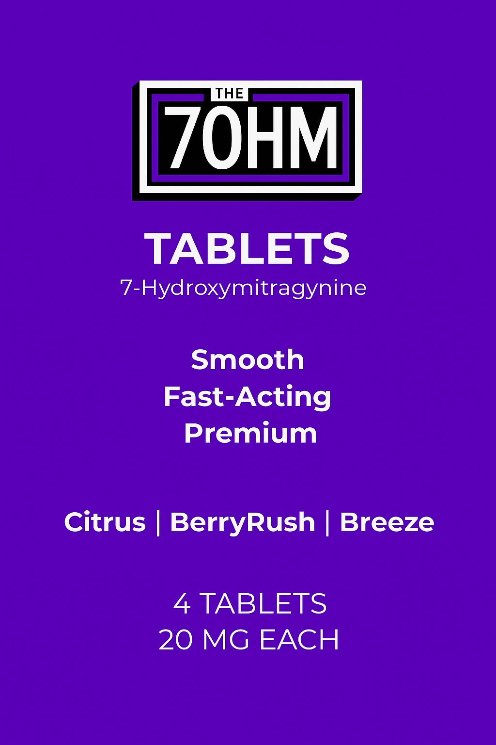 THE 7ohm Tablets- 4pac